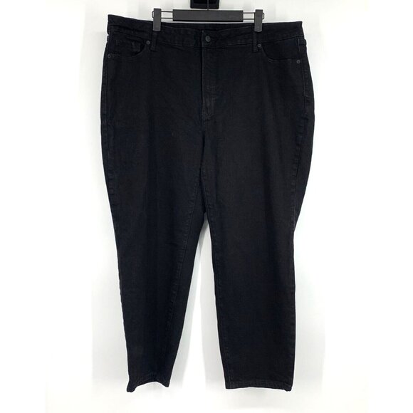 Old Navy Jeans OG Straight High Rise Black Denim - Picture 3 of 10